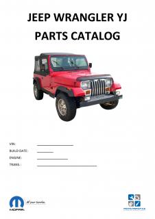 Jeep Wrangler YJ Katalog dílů / Parts catalog