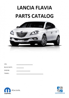 Lancia Flavia Katalog dílů / Parts catalog