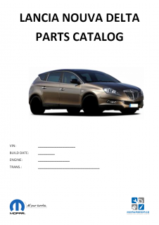 Lancia Nouva Delta Katalog dílů / Parts catalog