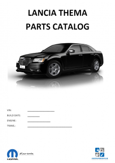 Lancia Thema Katalog dílů / Parts catalog