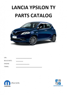 Lancia Ypsilon TY Katalog dílů / Parts catalog