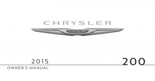 Manuál pro Chrysler 200 UF (2015-2017) ENG Rok výroby: 2015