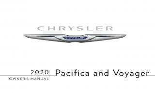 Manuál pro Chrysler Pacifica RU (2017-2020) ENG Rok výroby: 2020