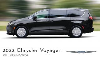 Manuál pro Chrysler Voyager RU (2021-2024) ENG Rok výroby: 2021