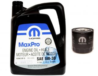 Mopar olej 5W-30 (5L) + 05281090AB MO-090