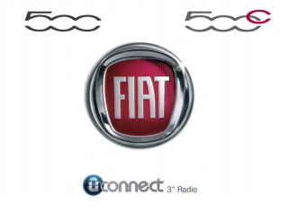 Návod k použití Fiat 500 Uconnect Radio 3.0 (2016-2023) Rok výroby: 2016