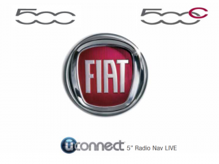 Návod k použití Fiat 500 Uconnect Radio Nav 5.0 (2017-2023) Rok výroby: 2017