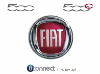 Návod k použití Fiat 500 Uconnect Radio NAV 7.0 (2017-2023) Rok výroby: 2018