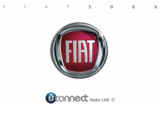 Návod k použití Fiat 500X Uconnect Radio 5.0 (2014-2023) Rok výroby: 2014