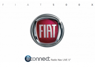 Návod k použití Fiat 500X Uconnect Radio NAV 5.0 (2014-2023) Rok výroby: 2014