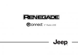 Návod k použití Jeep Renegade BU Uconnect 5 2014-2018 Rok výroby: 2014