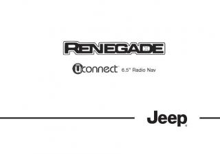 Návod k použití Jeep Renegade BU Uconnect 6.5 2014-2018 Rok výroby: 2014