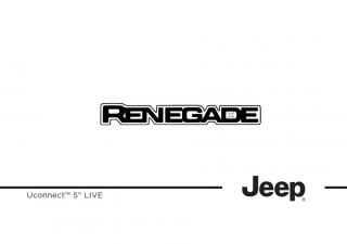 Návod k použití Jeep Renegade BV Uconnect 5 2018-2023 Rok výroby: 2018