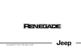 Návod k použití Jeep Renegade BV Uconnect 8.4 2018-2023 Rok výroby: 2018
