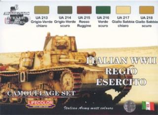 álcázási színek halmaza LifeColor CS08 ITALIAN WWII REGIO ESERCITO
