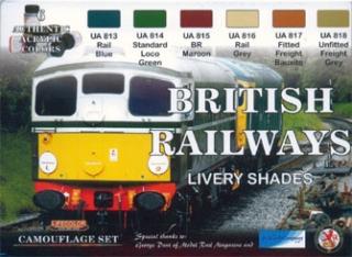 álcázási színek halmaza LifeColor XS06 BRITISH RAILWAYS LIVERY SHADES