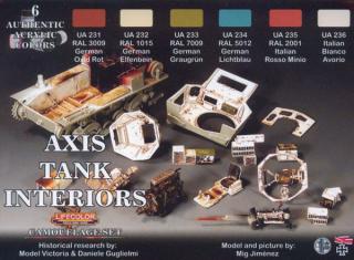 Álcázási színkészlet LifeColor CS22 AXIS TANK INTERIORS