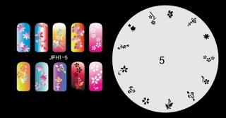 Fengda  JFH01-005 (airbrush nail art) körömsablon