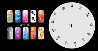 Fengda JFH01-018 (airbrush nail art) körömsablon