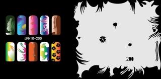 Fengda  JFH10-200 (airbrush nail art) körömsablon