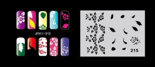 Fengda  JFH11-215 (airbrush nail art) körömsablon