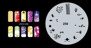 Fengda  JFH13-250 (airbrush nail art) körömsablon