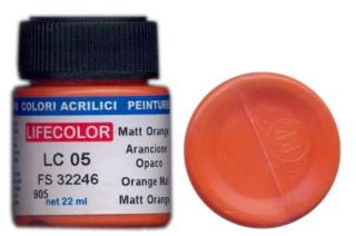 LifeColor LC05 basic matt orange szín