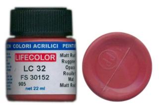 LifeColor LC32 basic matt rust 1 szín