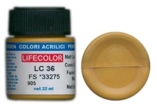LifeColor LC36 basic matt leather szín