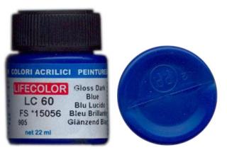 LifeColor LC60 basic gloss dark blue szín