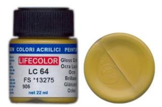 LifeColor LC64 basic gloss ochre szín