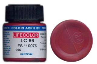 LifeColor LC66 basic gloss raw siena szín