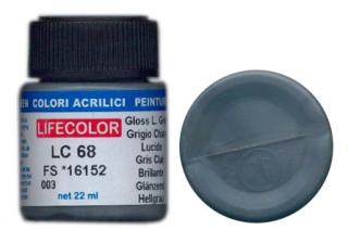 LifeColor LC68 basic gloss light grey szín