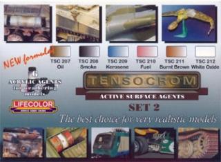 színek készlete LifeColor TSC02 TENSOCROM ACTIVE SURFACE AGENTS SET2