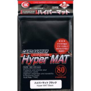 80 KMC Hyper matt borítók (fekete)