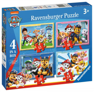 A Mancs őrjárat - puzzle - 4 az 1-ben - 12/16/20/24 db