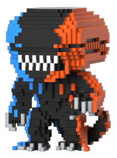 Alien 8-bit - funko figura - Xenomorph (narancssárga és kék)