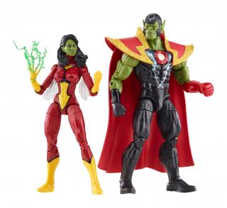 Avengers Marvel Legends Akciófigurák - Skrull Királynő és Super-Skrull