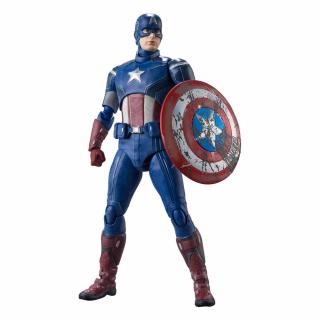 Avengers S.H. Figuarts - Akciófigura - Amerika Kapitány (Avengers Assemble Edition)