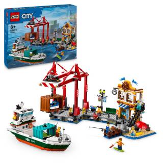 City LEGO® kikötő teherhajóval (60422)