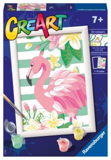 CreArt - Rózsaszín flamingó