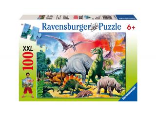 Dinoszauruszok között - puzzle - 100 darab
