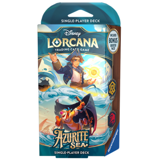 Disney Lorcana TCG - Azurit-tenger - Borostyán és Rubin Starter Deck (HU)