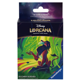 Disney Lorcana TCG: Azurit tenger - kártya borítók - Scar, bosszúálló oroszlán (65 db)