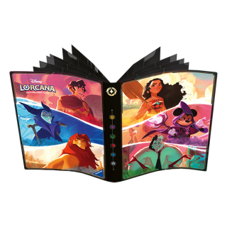 Disney Lorcana TCG: Shimmering Skies - A4-es kártyaalbum - Ikonikus karakterek