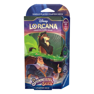 Disney Lorcana TCG - Shimmering Skies - Emerald &amp; Steel Starter Deck (HU)