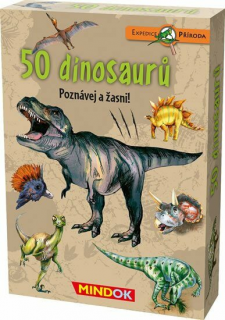 Expedition Nature - Kártyajáték - 50 dinoszaurusz (CZ)