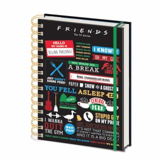 Friends - jegyzetfüzet - szimbólumok