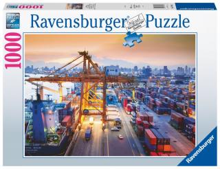Hamburg kikötője - puzzle - 1000 darab