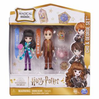 HARRY POTTER - DUPLA CSOMAG GEORGE ÉS CHO FIGURÁK KIEGÉSZÍTŐKKEL